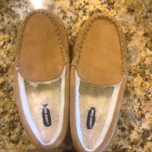 Lands End Boys/Mens cozy slippers.